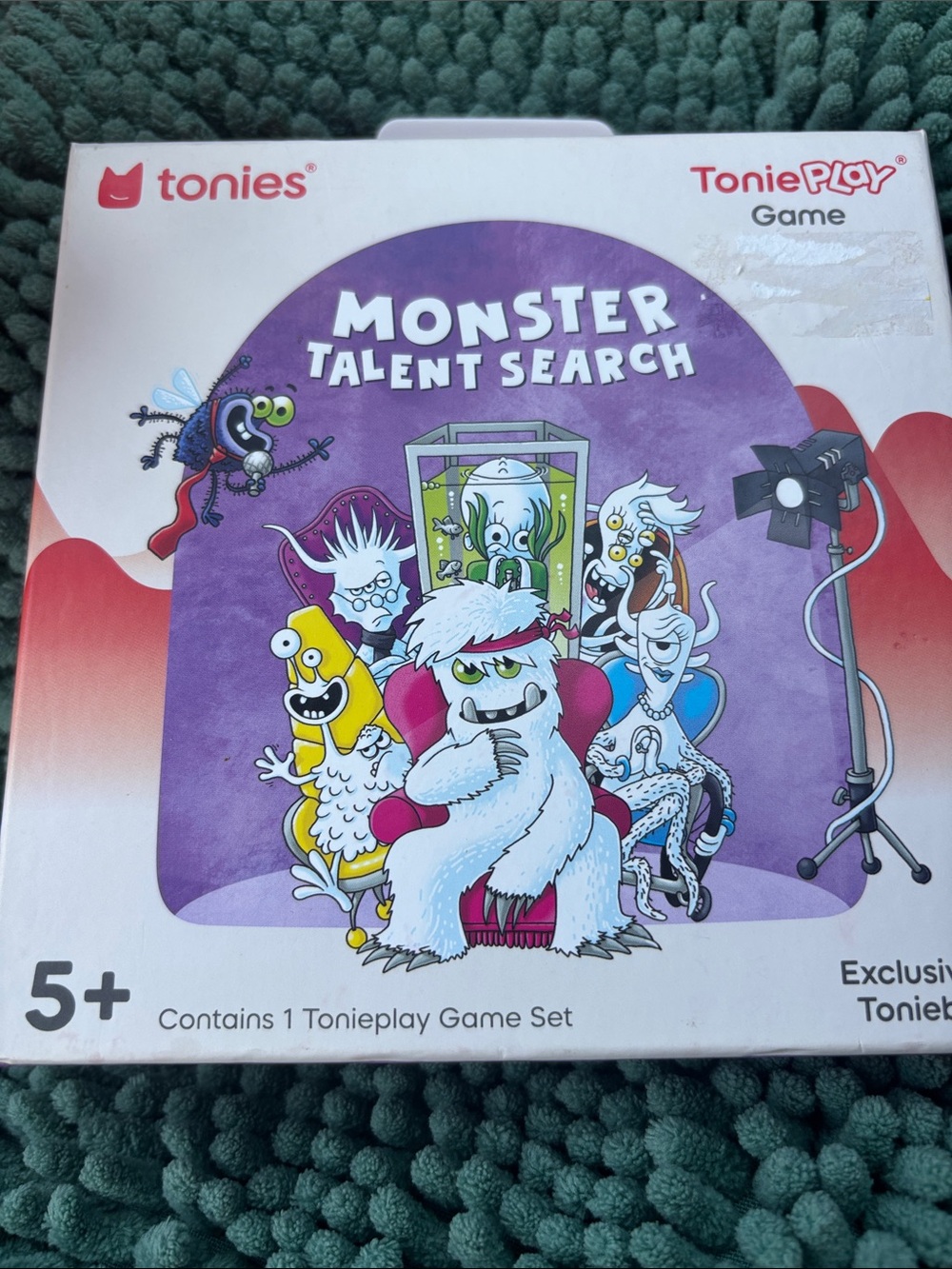Tonies ToniePlay "Monster Talent Search" learning TonieBox 2 board game NIB